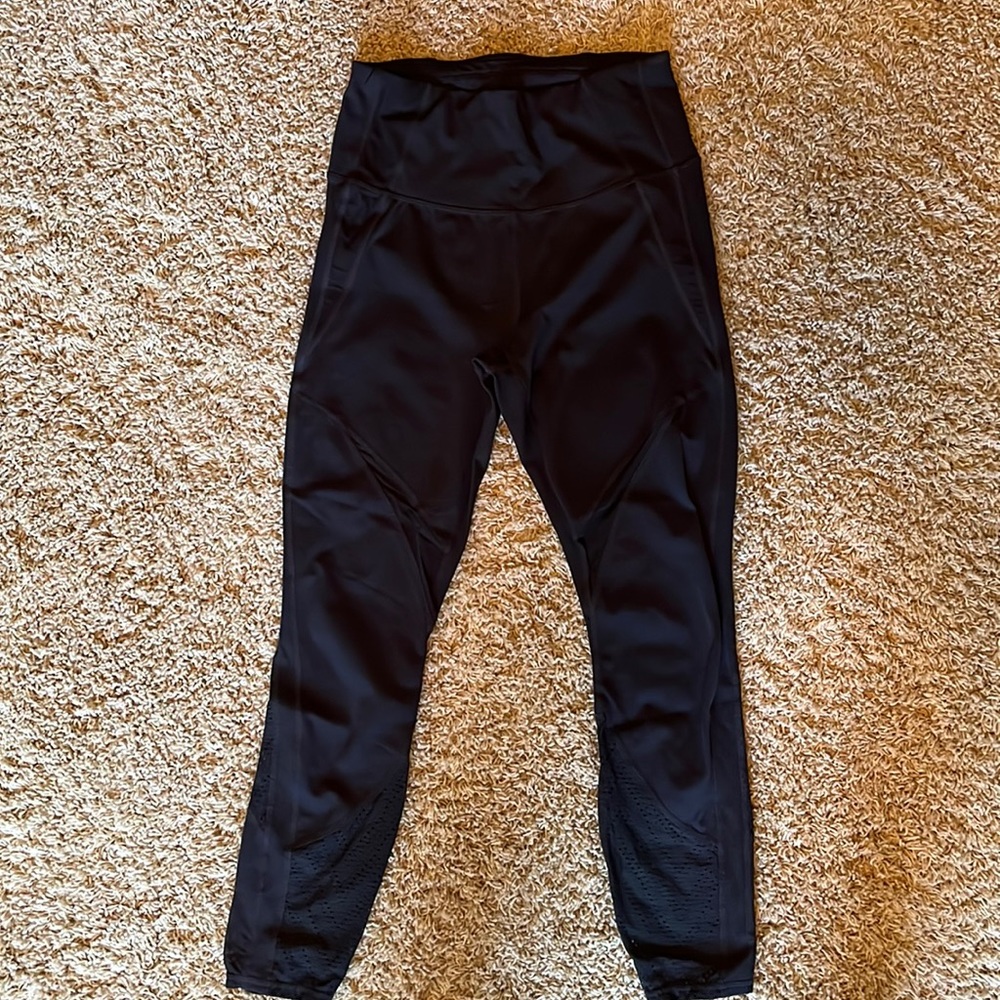 Athleta leggings size small. With laser cutout in legs.